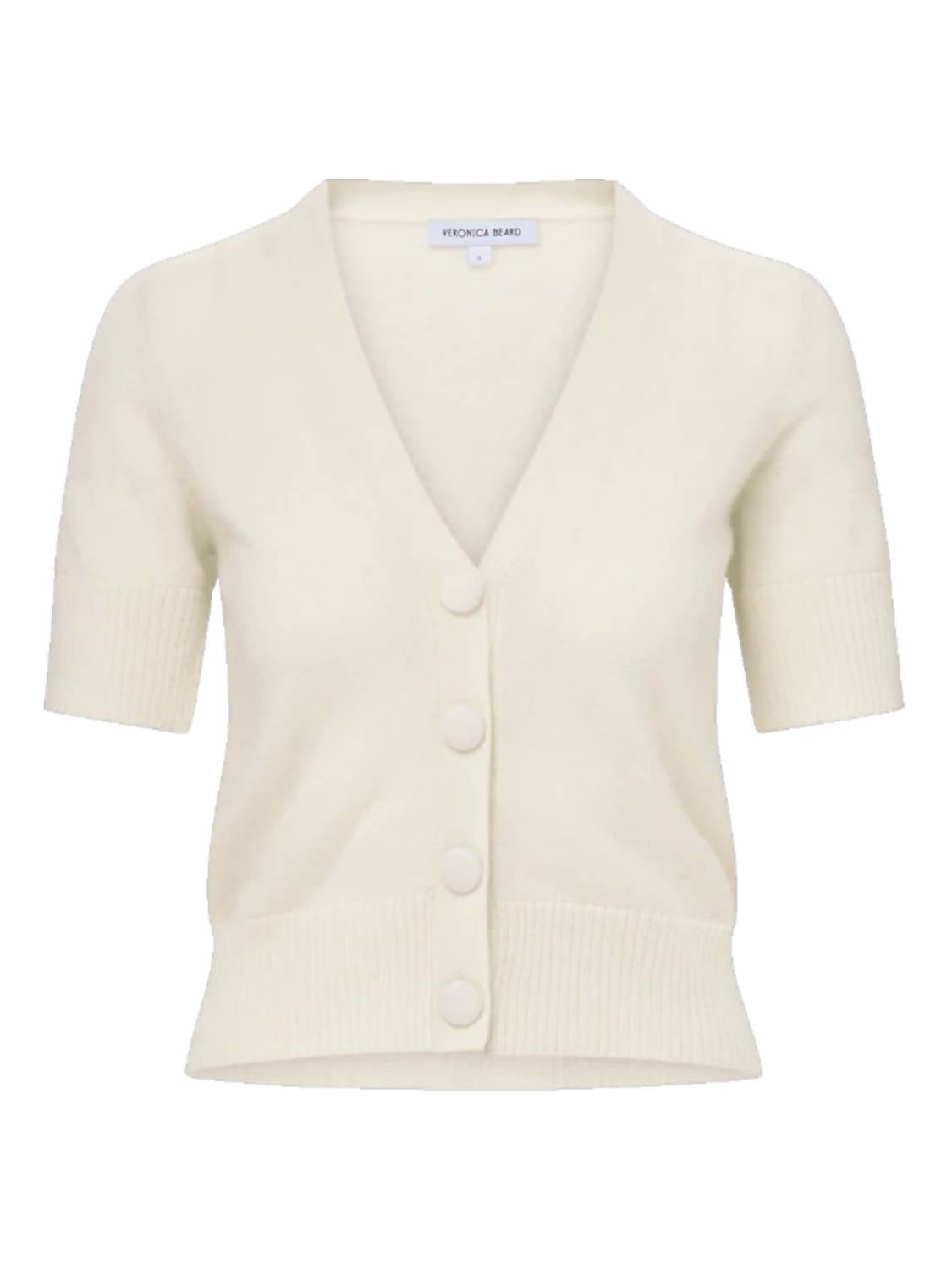 Veronica Beard - Solene Short Sleeve Cashmere Cardigan