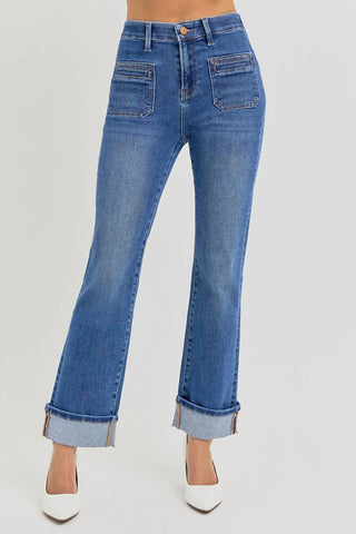 Risen - HR EB Ankle Front Patch Pocket Jeans