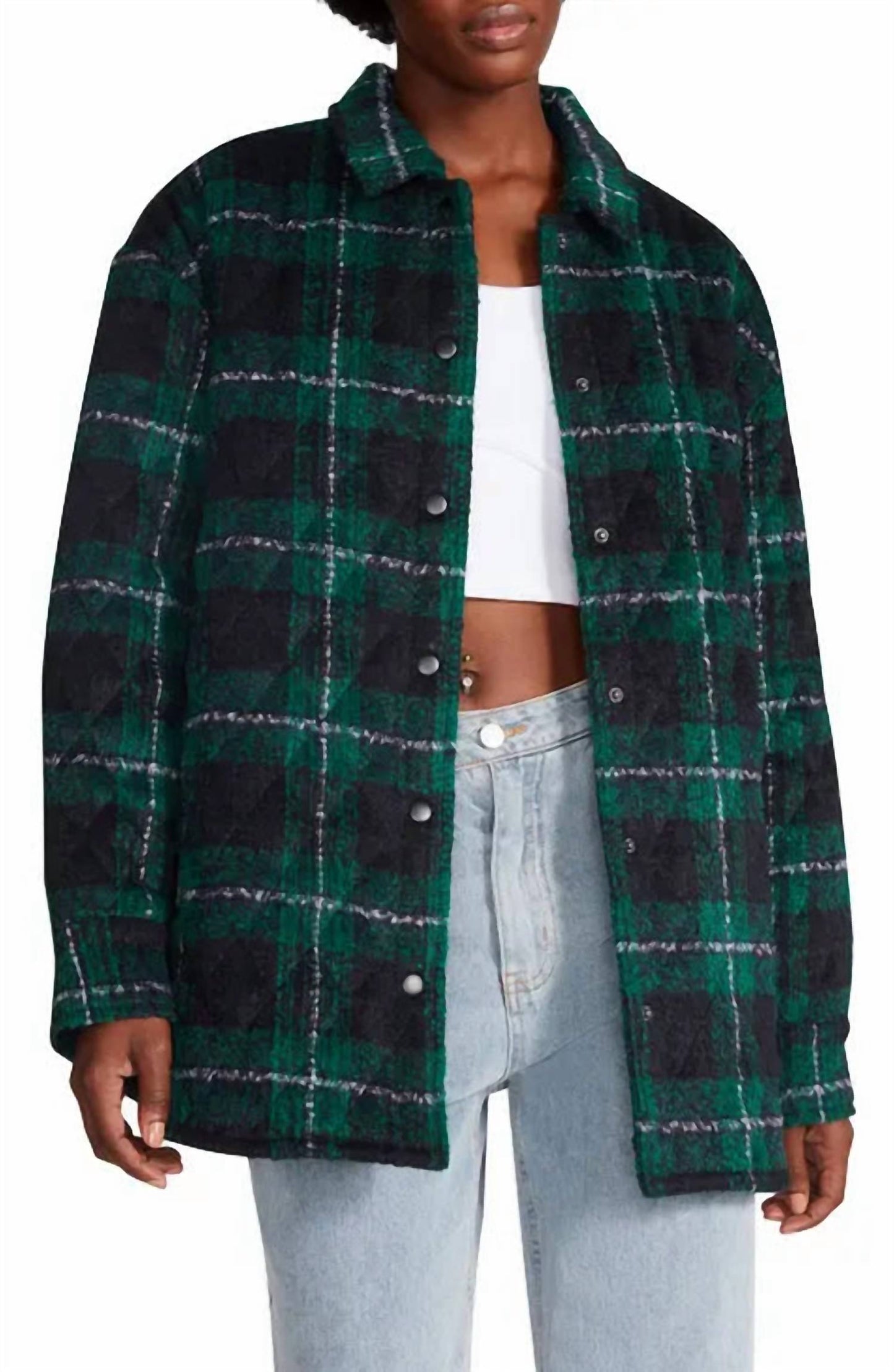Steve Madden - Belle plaid Shacket