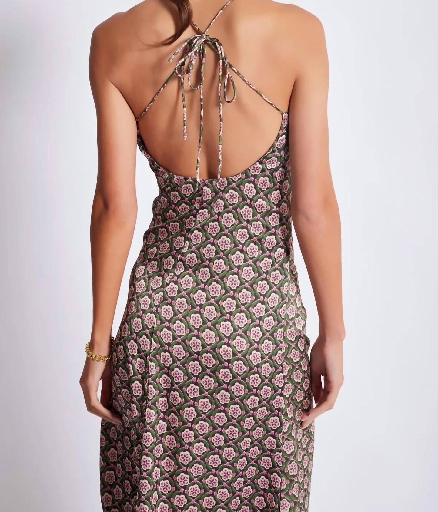 Bishop + Young - Adria Ruched Front Midi Dress