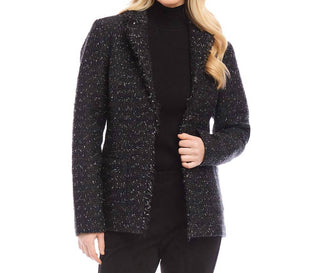 Karen Kane - Fringed Tweed Blazer