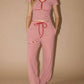 Bailey Rose - Striped French Terry Lounge Pants