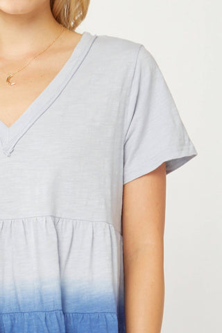 Entro - Ombre Tiered Top