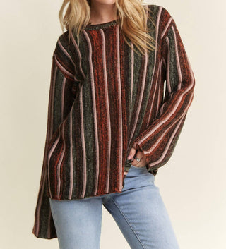 Adora - Vertical Stripe Sweater