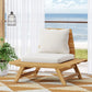 Sedona Outdoor Club Chair With Slatted Design