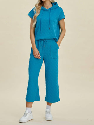 Trendsi - Full Size Drawstring Hoodie and Pants Set