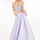 Rachel Allan - Lace Matte Satin Two-piece Ball Gown