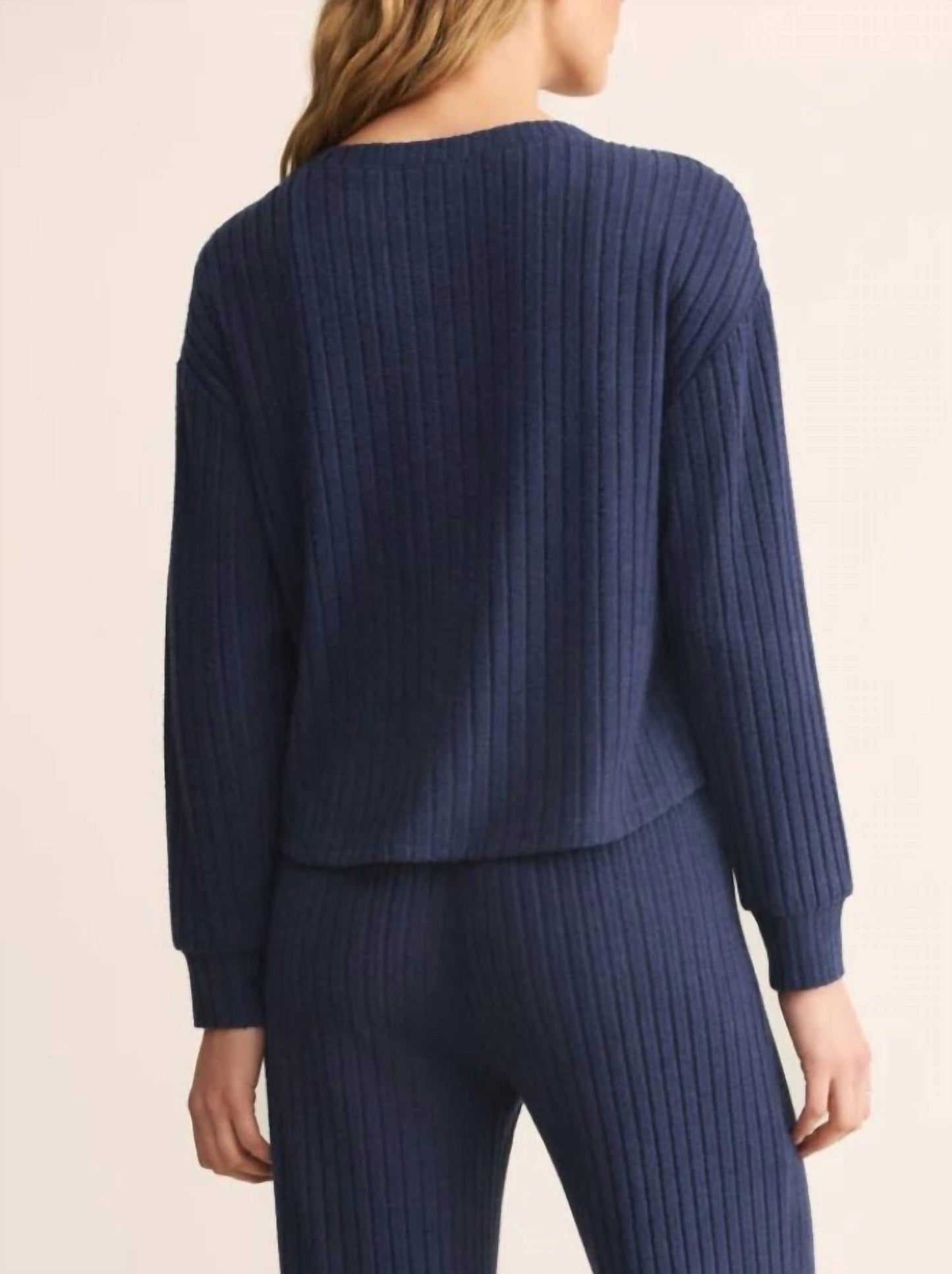 Z Supply - Elfie Silky Rib Long Sleeve Top
