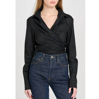 Wayf - Amelie Wrap Shirt