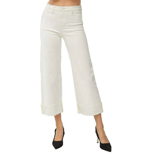 Risen - Wide Leg Cuffed Jeans