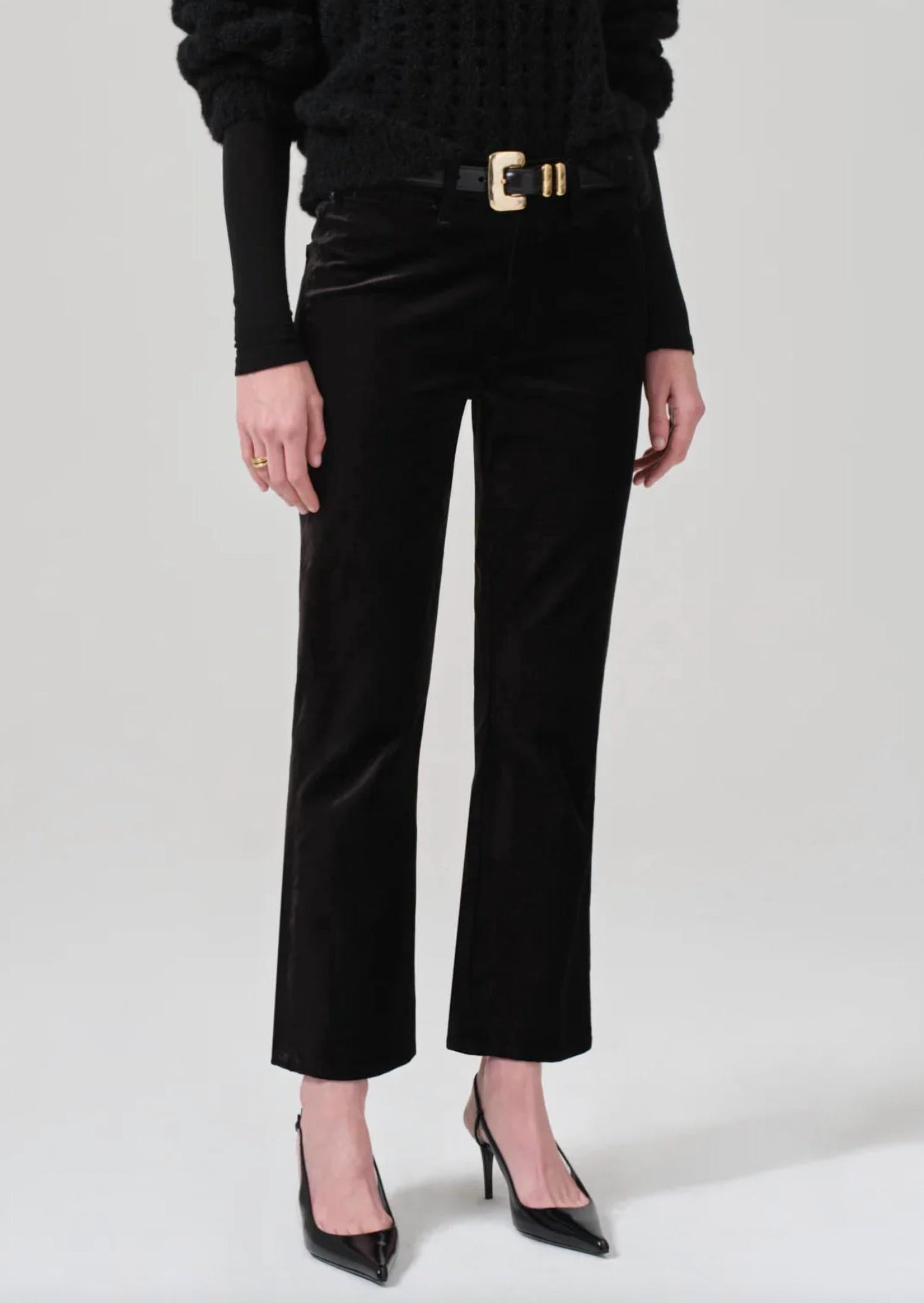 Citizens Of Humanity - Isola Cropped Velvet Trouser