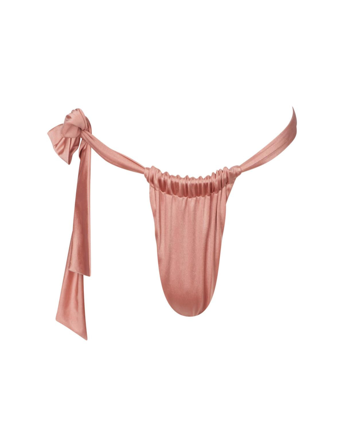 Soah - Women's Heather One Side Tie Bottom