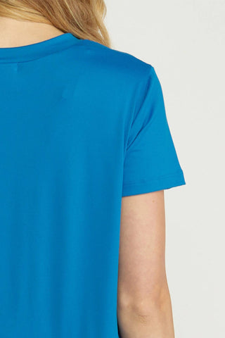 Entro - Short Sleeve Peplum Top