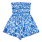 8Apart - Strapless Smocked Bodice Romper