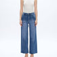 Bayeas - Hailee High Rise Relaxed Straight Jeans With Raw Hem