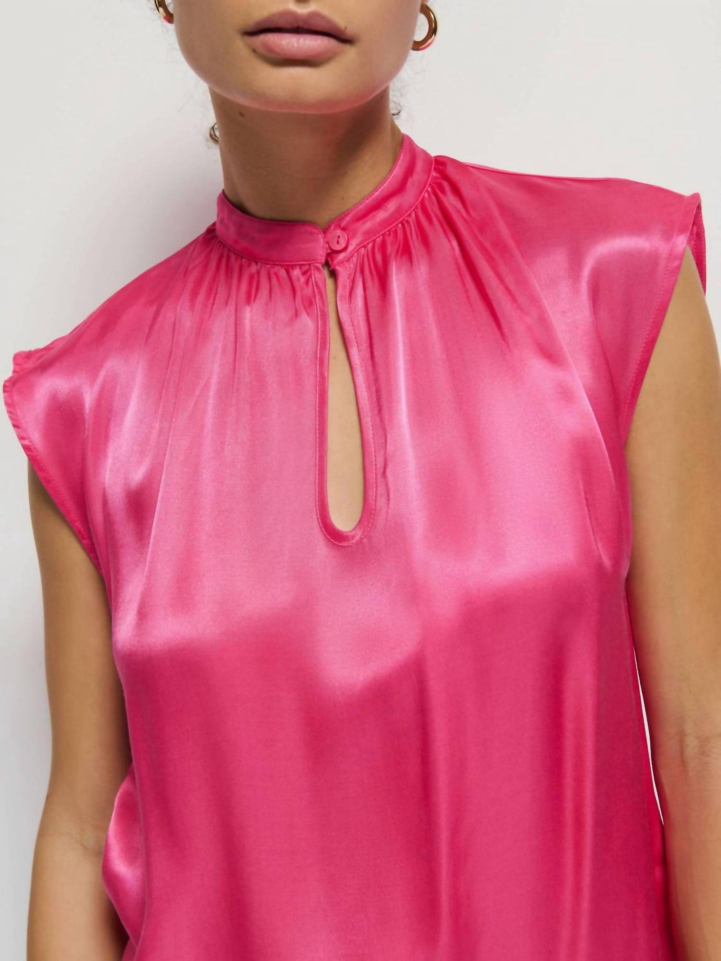 Nation Ltd - Jeanne Buttoned Collar Top