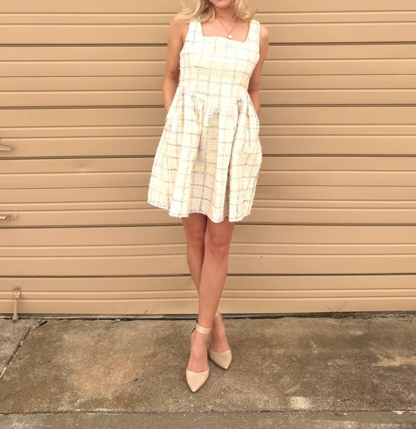 Aureum - Wren Tweed Mini Dress