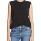 Atm - Silk Crew Neck Muscle Top