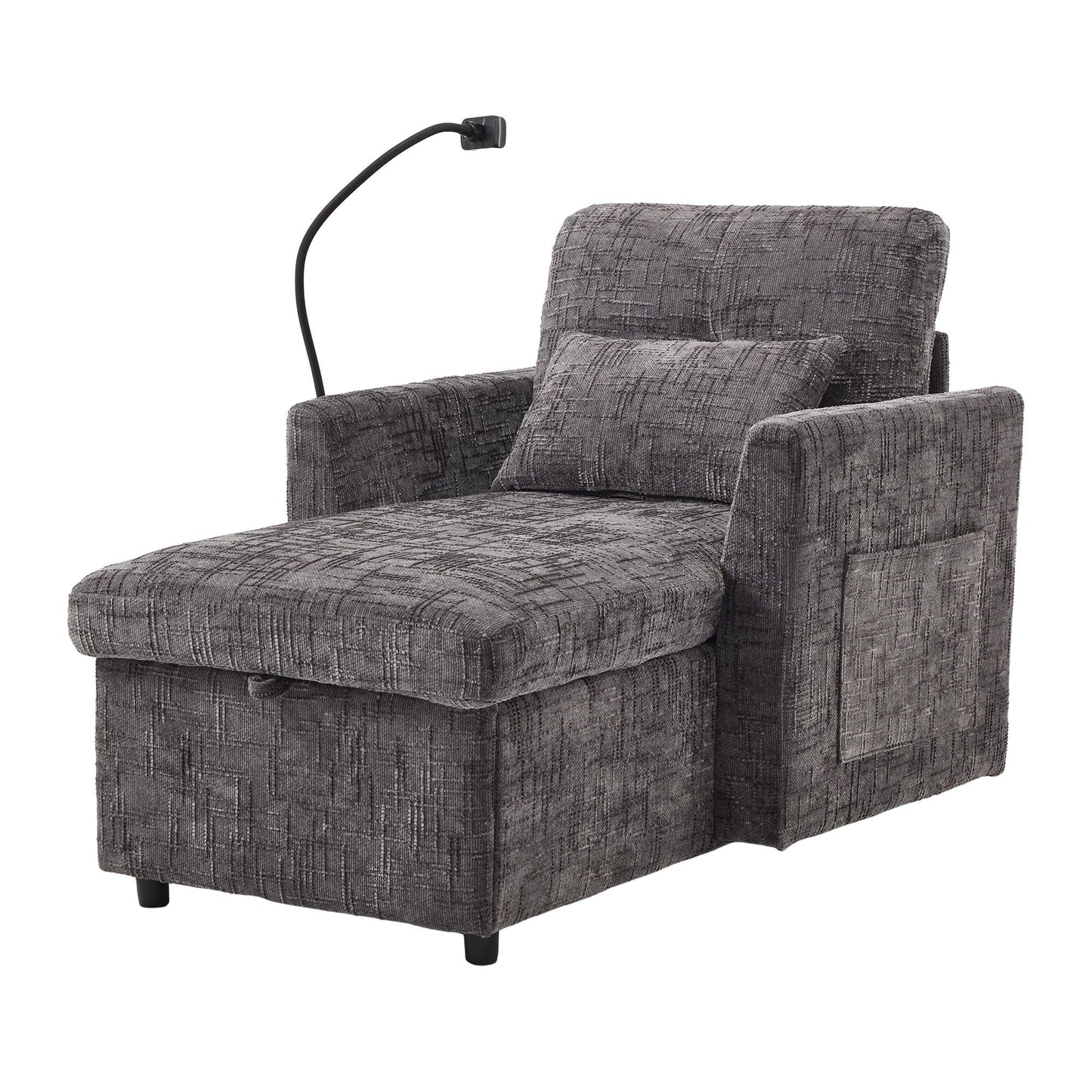 Multifunctional Recliner Sofa With Storage And Phone Bracket