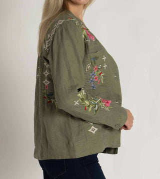 Johnny Was - Women's Linen Workwear Jacket