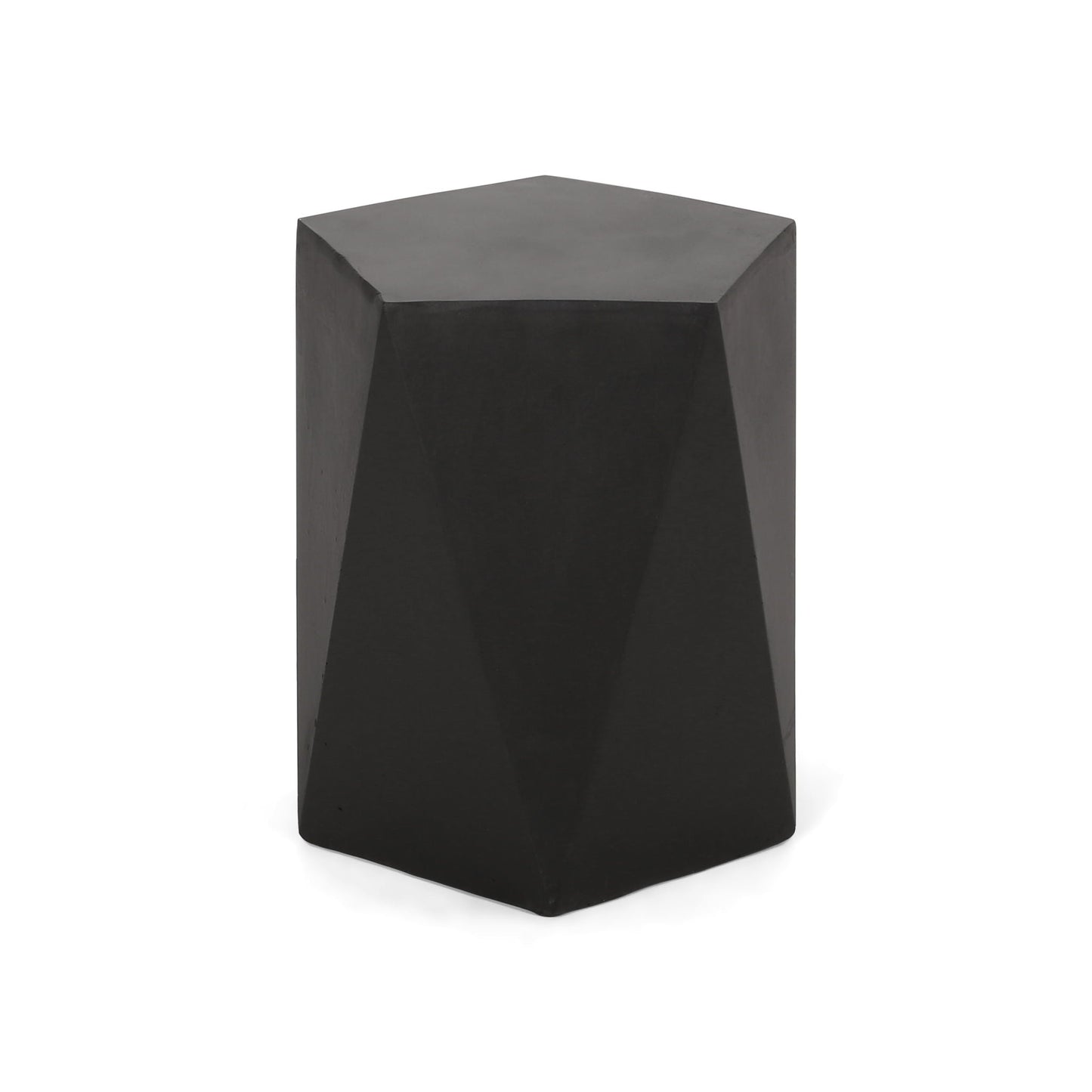 Side Table With Geometric Design