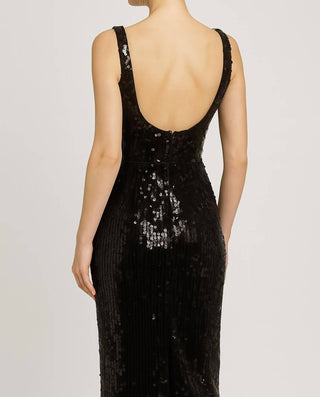 Ieena For Mac Duggal - Sequin Midi Dress