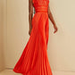 Amur - Women's Losey Ruffle Neck Gown