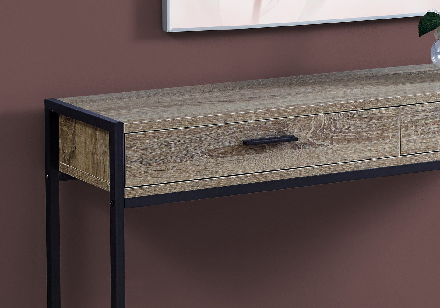 Accent Console Table for Entryway with Storage Drawers – Contemporary & Modern