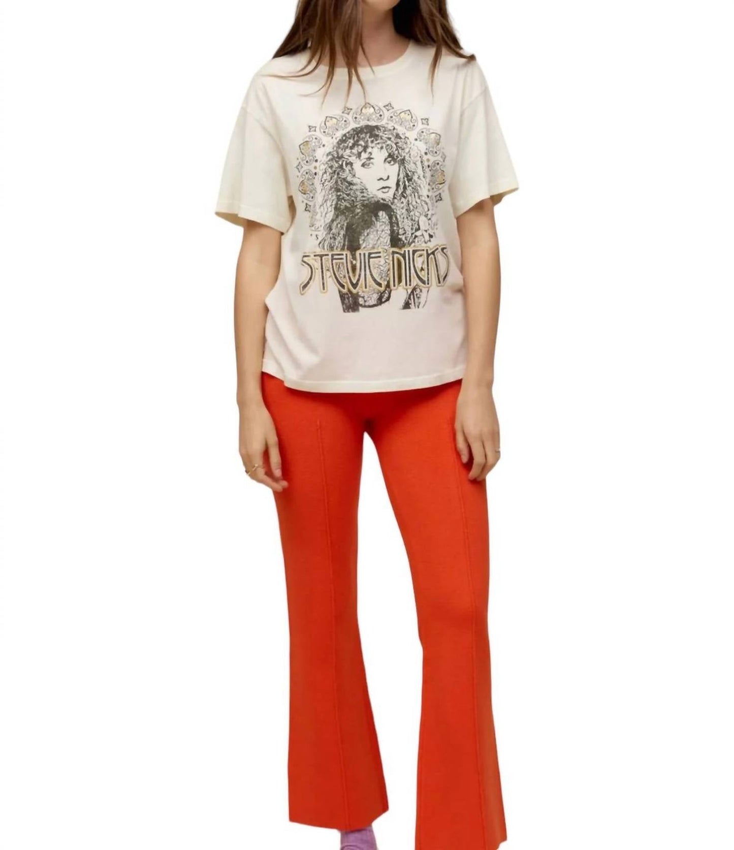 Daydreamer - Stevie Nicks Metallic Boyfriend Shirt