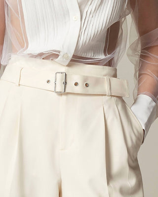 J.Crew - Belted Wide-leg Trouser In City Twill