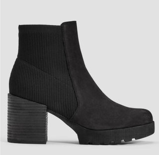 Eileen Fisher - Women's Farrah Leather Tumbled Nubuck Bootie