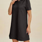 Double Take - Textured Short Sleeve Dress