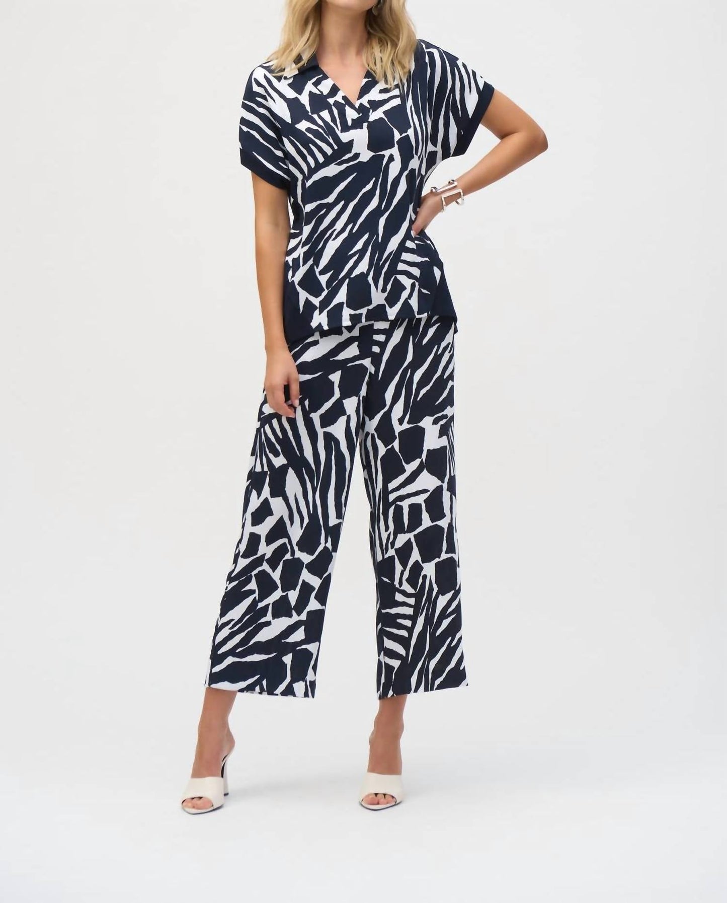 Joseph Ribkoff - Abstract Pullover Top