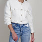 Generation Love - Emille Tweed Bomber Jacket