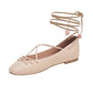 Dolce Vita - Women's Beate Tie Up Rounded Toe Fashion Ballet Flats