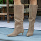 Free People - Women's Kiki Kitten Heel Suede Boot