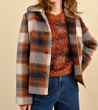 Molly Bracken - Short Checked Coat