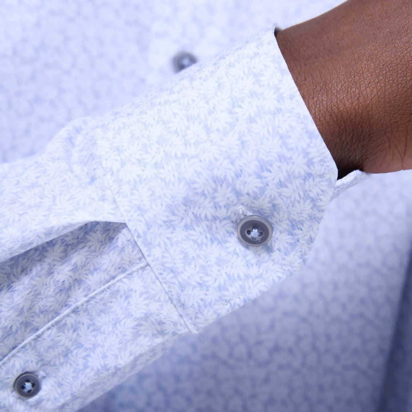 Bugatchi Uomo - James Leaf Print Ooohcotton Shirt