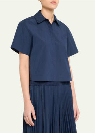 Simkhai - Bernie Short Sleeve Pleated Shirt