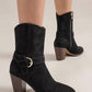 Beast Fashion - Women's Zane Faux Suede Bootie