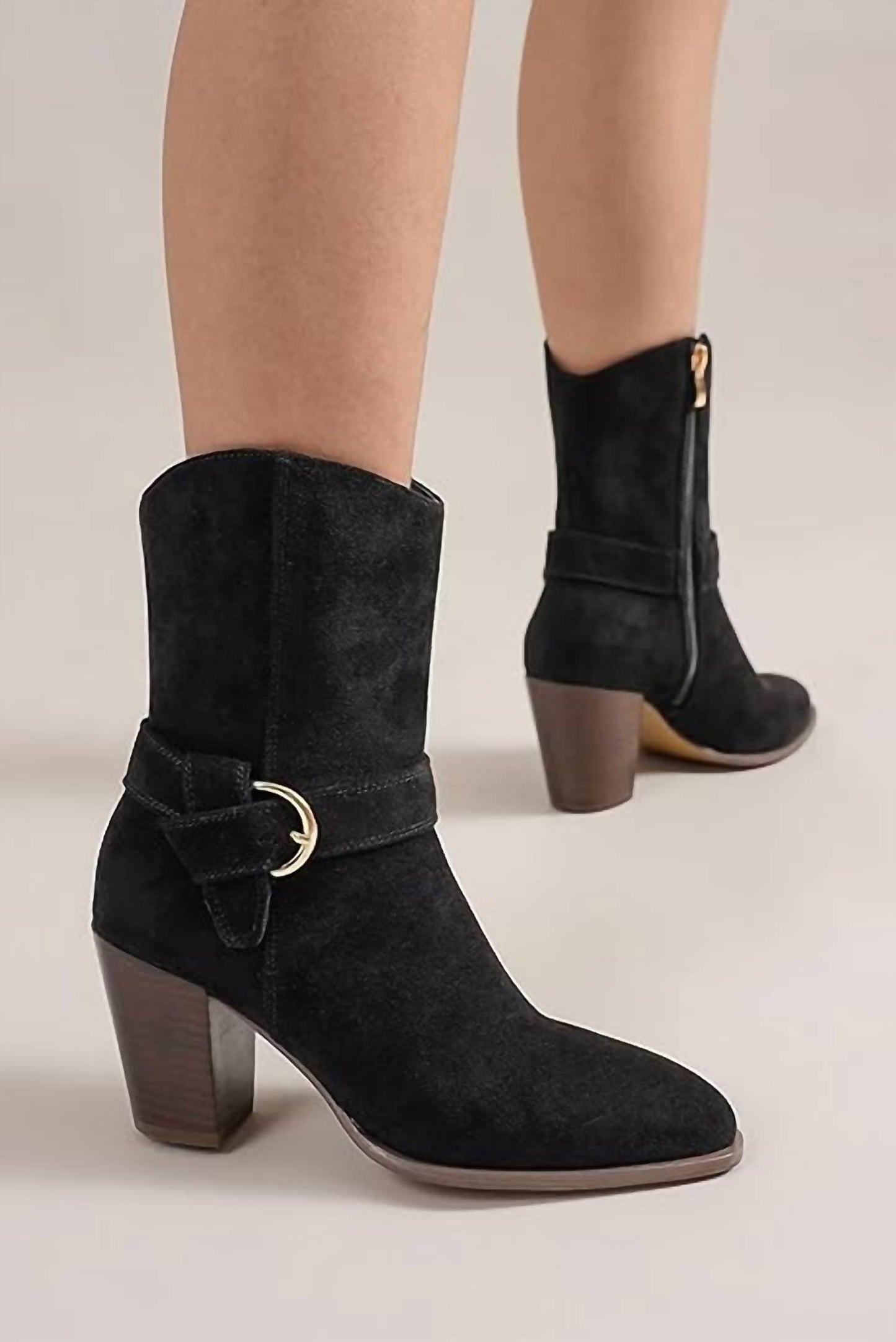 Beast Fashion - Women's Zane Faux Suede Bootie