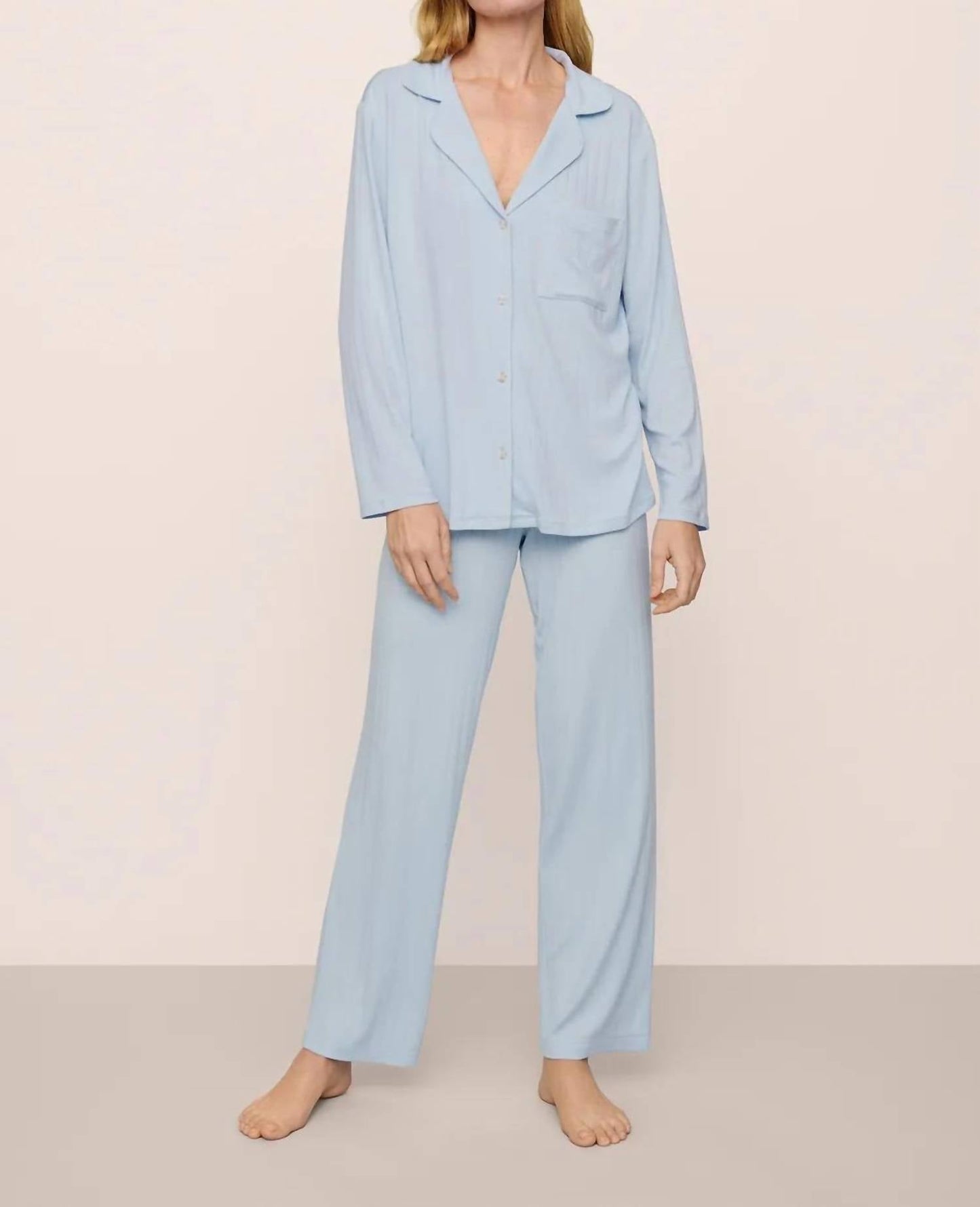 Eberjey - Women's Gisele Ribbed Long Pj Set