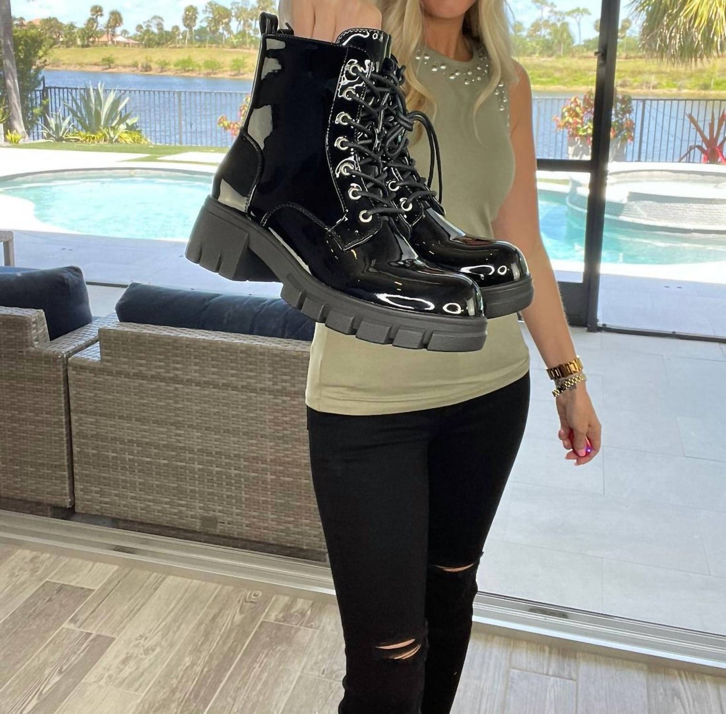 Corkys Footwear - Cray Patent Boot