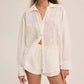 Lil Lemons By For Love And Lemons - Long Sleeve Button-up Shirt