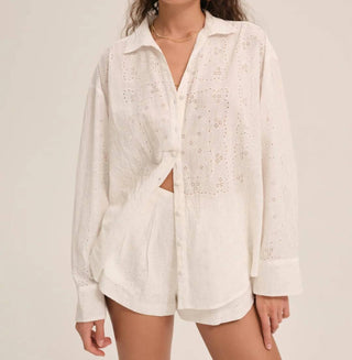 Lil Lemons By For Love And Lemons - Long Sleeve Button-up Shirt