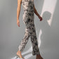 Joseph Ribkoff - Snakeskin Print Straight Leg Pants