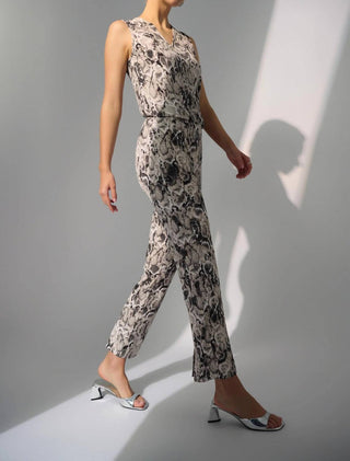 Joseph Ribkoff - Snakeskin Print Straight Leg Pants