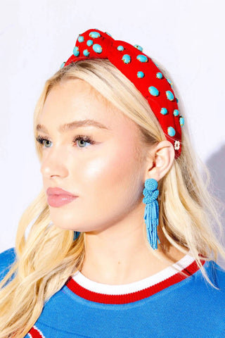 Hello Edie - Fiesta Beaded Tassel Earring