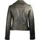 Michael Kors - Outerwear Asymmetrical Zip Belted Short Leather Jacket