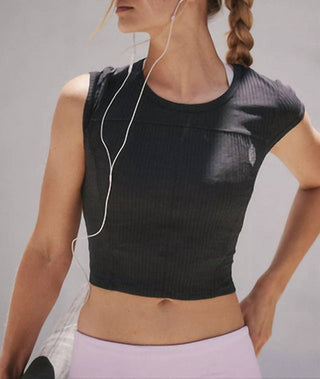 Free People - Tempo Ribbed Baby Active Tee